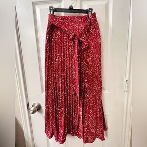 Pleated midi skirt - Skies are Blue - Medium